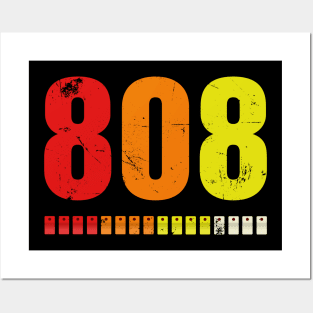 TR 808 Legendary Electronic Drum Machine from the 80s Posters and Art